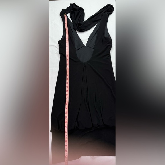 NWT A.B.S. By Allen Schwartz Bubble Hem Drape Back Cocktail Party Dress Size S - Picture 8 of 9